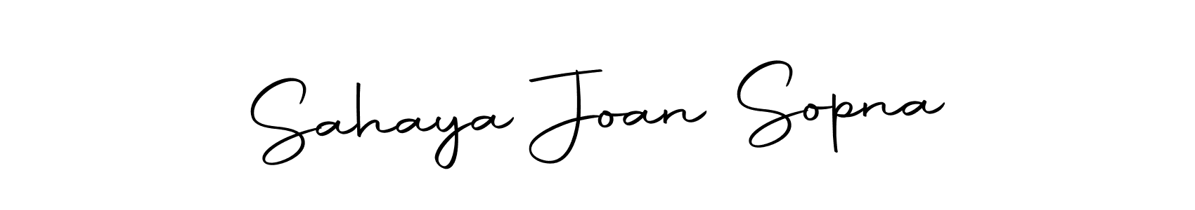 How to make Sahaya Joan Sopna signature? Autography-DOLnW is a professional autograph style. Create handwritten signature for Sahaya Joan Sopna name. Sahaya Joan Sopna signature style 10 images and pictures png