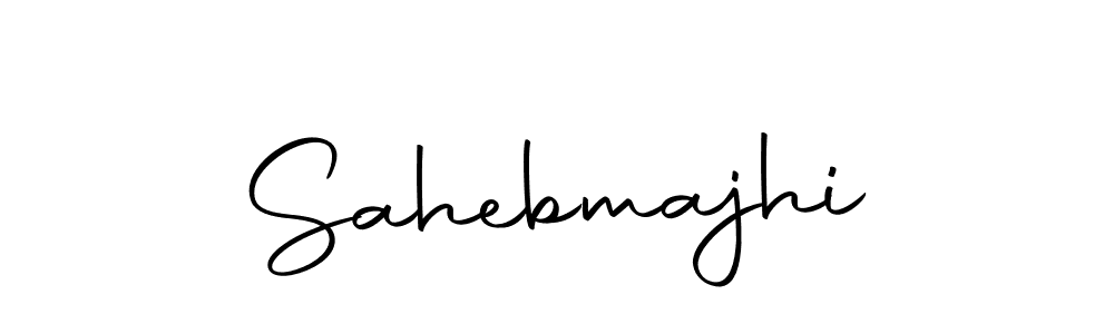 Design your own signature with our free online signature maker. With this signature software, you can create a handwritten (Autography-DOLnW) signature for name Sahebmajhi. Sahebmajhi signature style 10 images and pictures png