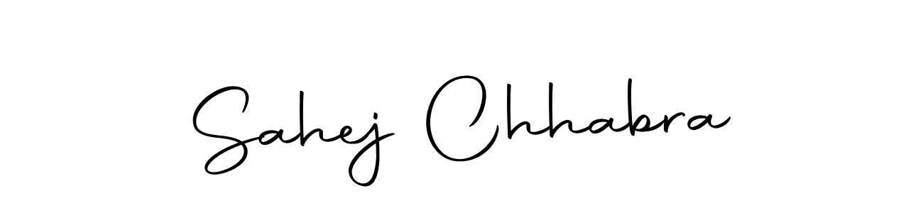 Also we have Sahej Chhabra name is the best signature style. Create professional handwritten signature collection using Autography-DOLnW autograph style. Sahej Chhabra signature style 10 images and pictures png