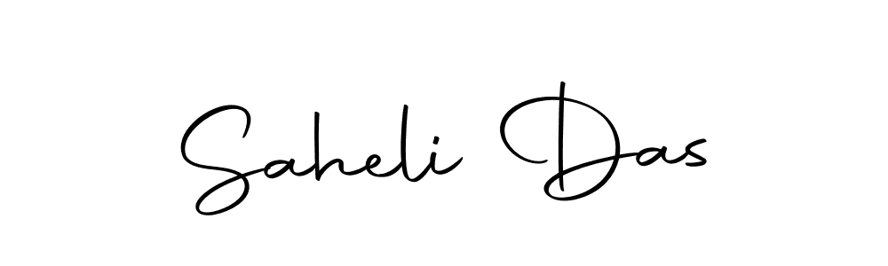 Design your own signature with our free online signature maker. With this signature software, you can create a handwritten (Autography-DOLnW) signature for name Saheli Das. Saheli Das signature style 10 images and pictures png