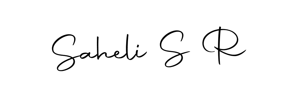 Saheli S R stylish signature style. Best Handwritten Sign (Autography-DOLnW) for my name. Handwritten Signature Collection Ideas for my name Saheli S R. Saheli S R signature style 10 images and pictures png