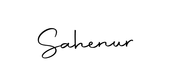 Make a beautiful signature design for name Sahenur. With this signature (Autography-DOLnW) style, you can create a handwritten signature for free. Sahenur signature style 10 images and pictures png