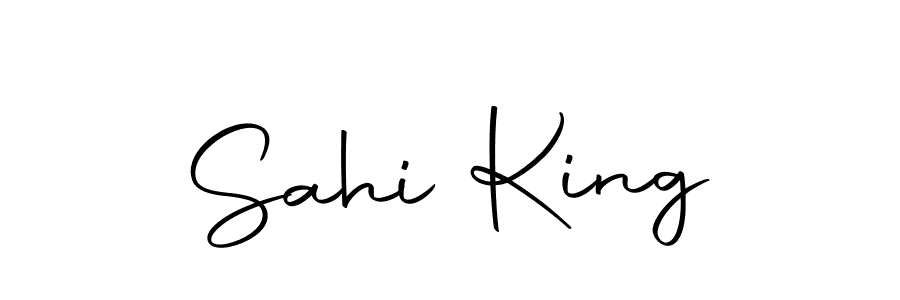 Make a beautiful signature design for name Sahi King. With this signature (Autography-DOLnW) style, you can create a handwritten signature for free. Sahi King signature style 10 images and pictures png