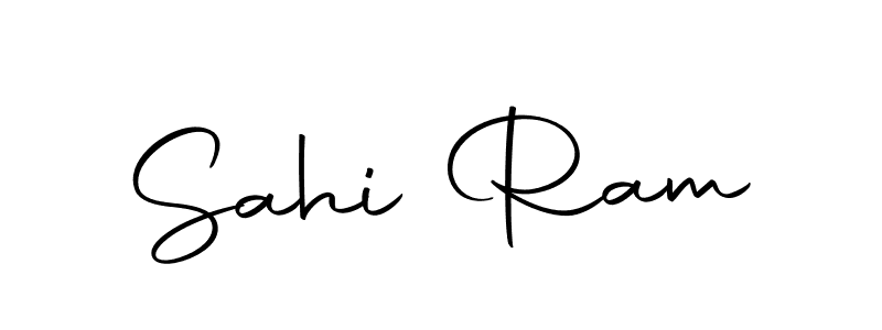 Sahi Ram stylish signature style. Best Handwritten Sign (Autography-DOLnW) for my name. Handwritten Signature Collection Ideas for my name Sahi Ram. Sahi Ram signature style 10 images and pictures png