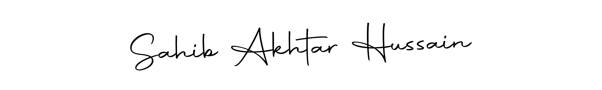 Sahib Akhtar Hussain stylish signature style. Best Handwritten Sign (Autography-DOLnW) for my name. Handwritten Signature Collection Ideas for my name Sahib Akhtar Hussain. Sahib Akhtar Hussain signature style 10 images and pictures png