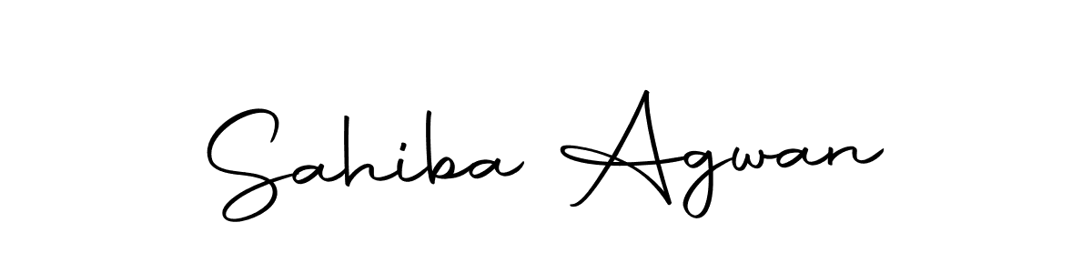 How to make Sahiba Agwan signature? Autography-DOLnW is a professional autograph style. Create handwritten signature for Sahiba Agwan name. Sahiba Agwan signature style 10 images and pictures png