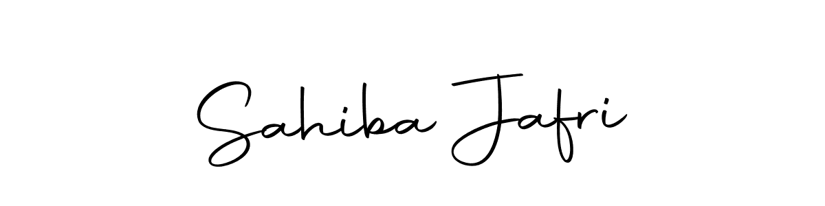 Use a signature maker to create a handwritten signature online. With this signature software, you can design (Autography-DOLnW) your own signature for name Sahiba Jafri. Sahiba Jafri signature style 10 images and pictures png