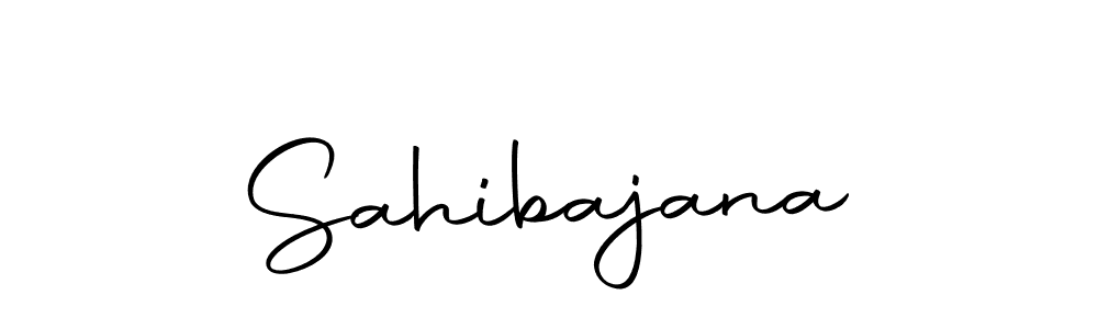 Also we have Sahibajana name is the best signature style. Create professional handwritten signature collection using Autography-DOLnW autograph style. Sahibajana signature style 10 images and pictures png