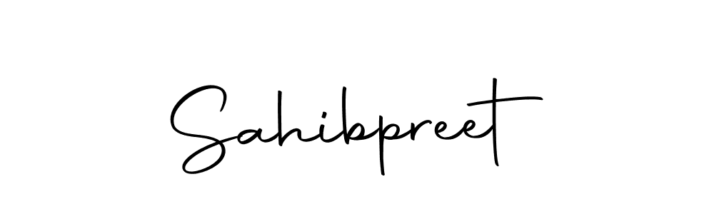 Sahibpreet stylish signature style. Best Handwritten Sign (Autography-DOLnW) for my name. Handwritten Signature Collection Ideas for my name Sahibpreet. Sahibpreet signature style 10 images and pictures png