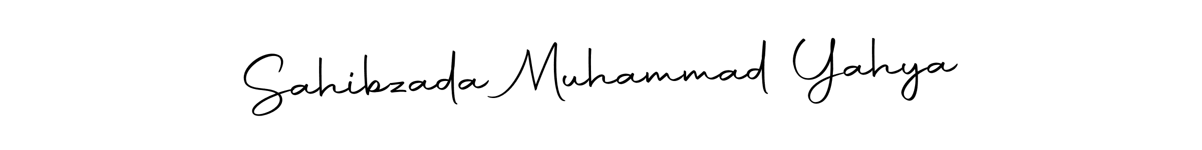 The best way (Autography-DOLnW) to make a short signature is to pick only two or three words in your name. The name Sahibzada Muhammad Yahya include a total of six letters. For converting this name. Sahibzada Muhammad Yahya signature style 10 images and pictures png