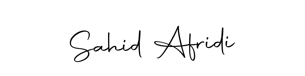 Also we have Sahid Afridi name is the best signature style. Create professional handwritten signature collection using Autography-DOLnW autograph style. Sahid Afridi signature style 10 images and pictures png
