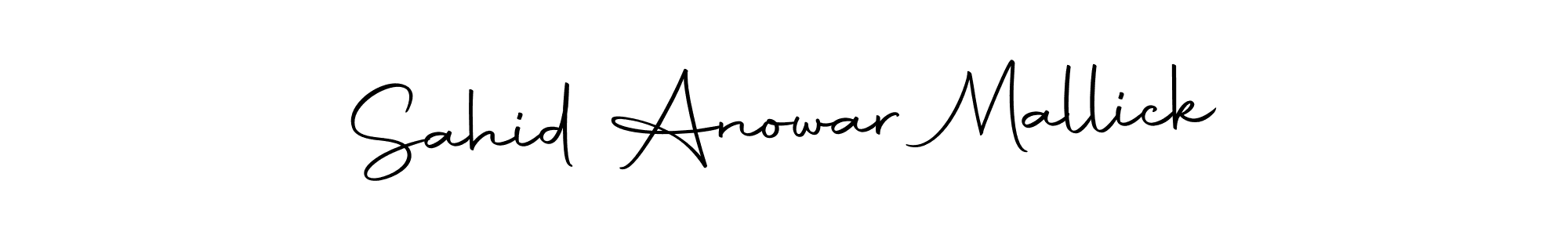 How to make Sahid Anowar Mallick signature? Autography-DOLnW is a professional autograph style. Create handwritten signature for Sahid Anowar Mallick name. Sahid Anowar Mallick signature style 10 images and pictures png