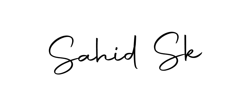 if you are searching for the best signature style for your name Sahid Sk. so please give up your signature search. here we have designed multiple signature styles  using Autography-DOLnW. Sahid Sk signature style 10 images and pictures png