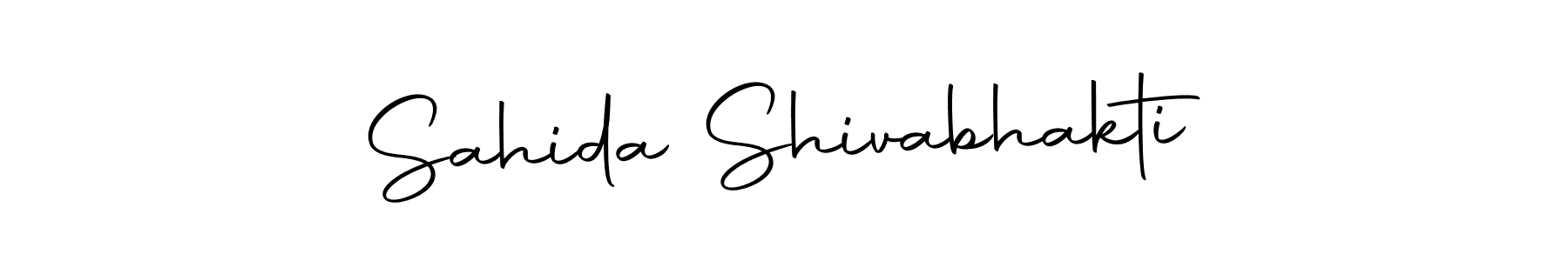 Also we have Sahida Shivabhakti name is the best signature style. Create professional handwritten signature collection using Autography-DOLnW autograph style. Sahida Shivabhakti signature style 10 images and pictures png