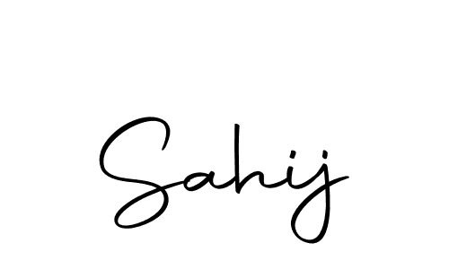 if you are searching for the best signature style for your name Sahij. so please give up your signature search. here we have designed multiple signature styles  using Autography-DOLnW. Sahij signature style 10 images and pictures png