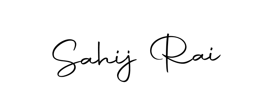 The best way (Autography-DOLnW) to make a short signature is to pick only two or three words in your name. The name Sahij Rai include a total of six letters. For converting this name. Sahij Rai signature style 10 images and pictures png