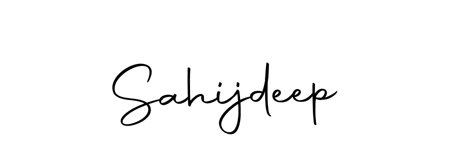 Design your own signature with our free online signature maker. With this signature software, you can create a handwritten (Autography-DOLnW) signature for name Sahijdeep. Sahijdeep signature style 10 images and pictures png