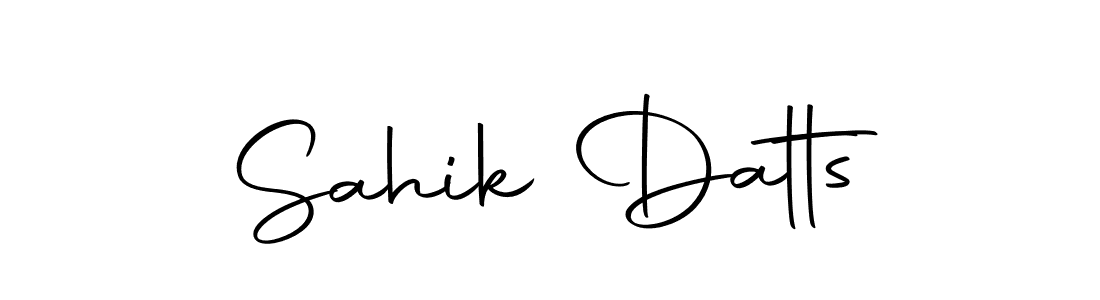 It looks lik you need a new signature style for name Sahik Datts. Design unique handwritten (Autography-DOLnW) signature with our free signature maker in just a few clicks. Sahik Datts signature style 10 images and pictures png