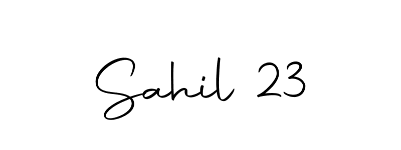 Make a short Sahil 23 signature style. Manage your documents anywhere anytime using Autography-DOLnW. Create and add eSignatures, submit forms, share and send files easily. Sahil 23 signature style 10 images and pictures png