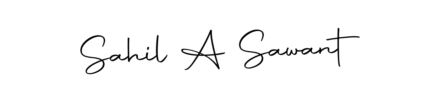 Make a beautiful signature design for name Sahil A Sawant. With this signature (Autography-DOLnW) style, you can create a handwritten signature for free. Sahil A Sawant signature style 10 images and pictures png