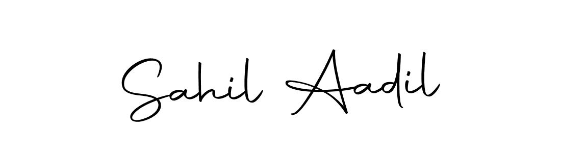 Create a beautiful signature design for name Sahil Aadil. With this signature (Autography-DOLnW) fonts, you can make a handwritten signature for free. Sahil Aadil signature style 10 images and pictures png