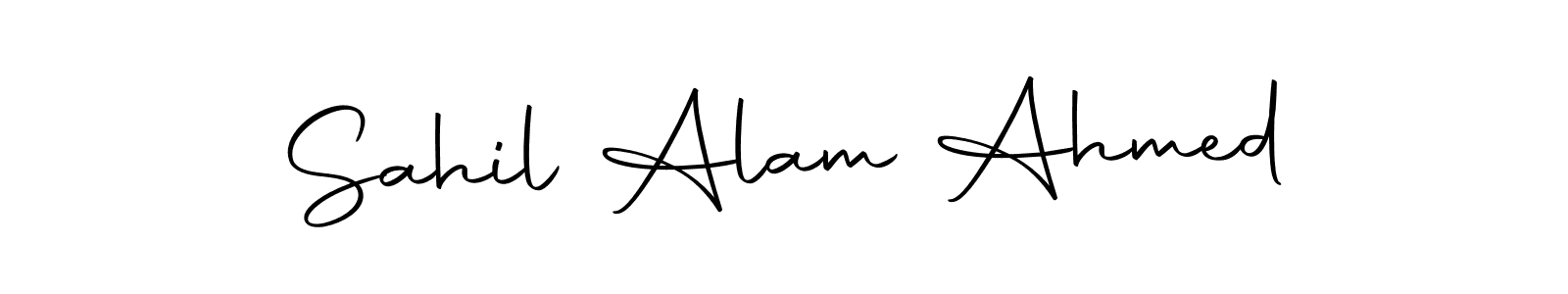 Make a beautiful signature design for name Sahil Alam Ahmed. Use this online signature maker to create a handwritten signature for free. Sahil Alam Ahmed signature style 10 images and pictures png