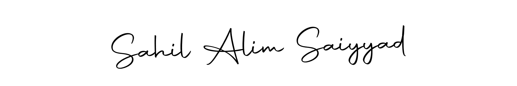 Also we have Sahil Alim Saiyyad name is the best signature style. Create professional handwritten signature collection using Autography-DOLnW autograph style. Sahil Alim Saiyyad signature style 10 images and pictures png