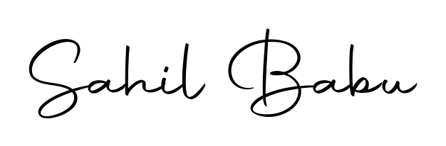 Check out images of Autograph of Sahil Babu name. Actor Sahil Babu Signature Style. Autography-DOLnW is a professional sign style online. Sahil Babu signature style 10 images and pictures png