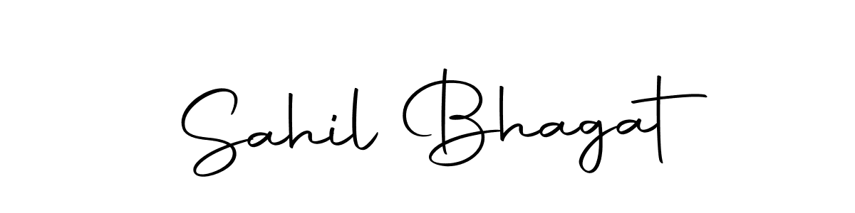 Create a beautiful signature design for name Sahil Bhagat. With this signature (Autography-DOLnW) fonts, you can make a handwritten signature for free. Sahil Bhagat signature style 10 images and pictures png