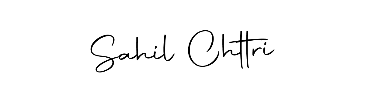 Use a signature maker to create a handwritten signature online. With this signature software, you can design (Autography-DOLnW) your own signature for name Sahil Chttri. Sahil Chttri signature style 10 images and pictures png