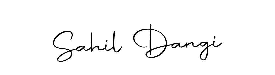 Also we have Sahil Dangi name is the best signature style. Create professional handwritten signature collection using Autography-DOLnW autograph style. Sahil Dangi signature style 10 images and pictures png