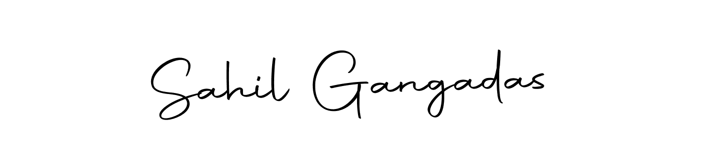 Sahil Gangadas stylish signature style. Best Handwritten Sign (Autography-DOLnW) for my name. Handwritten Signature Collection Ideas for my name Sahil Gangadas. Sahil Gangadas signature style 10 images and pictures png