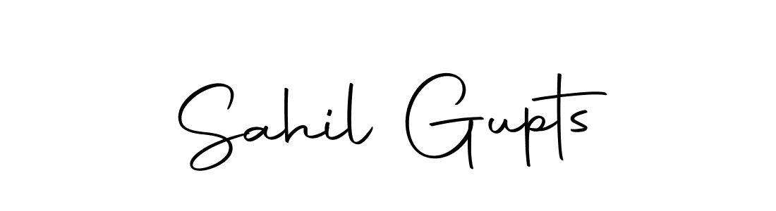 You can use this online signature creator to create a handwritten signature for the name Sahil Gupts. This is the best online autograph maker. Sahil Gupts signature style 10 images and pictures png