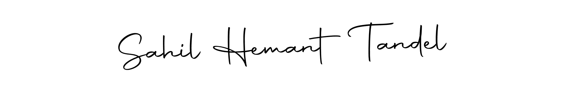 How to make Sahil Hemant Tandel signature? Autography-DOLnW is a professional autograph style. Create handwritten signature for Sahil Hemant Tandel name. Sahil Hemant Tandel signature style 10 images and pictures png