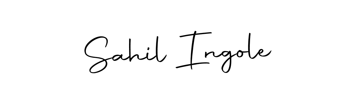 Make a beautiful signature design for name Sahil Ingole. Use this online signature maker to create a handwritten signature for free. Sahil Ingole signature style 10 images and pictures png