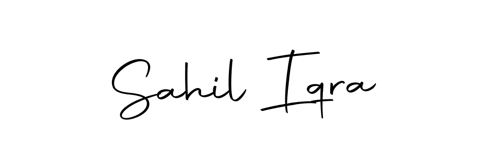 This is the best signature style for the Sahil Iqra name. Also you like these signature font (Autography-DOLnW). Mix name signature. Sahil Iqra signature style 10 images and pictures png