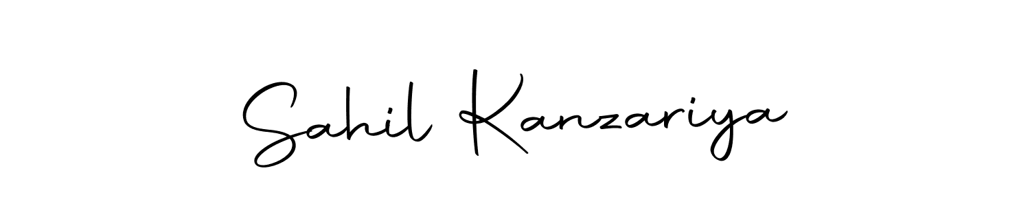 Make a short Sahil Kanzariya signature style. Manage your documents anywhere anytime using Autography-DOLnW. Create and add eSignatures, submit forms, share and send files easily. Sahil Kanzariya signature style 10 images and pictures png