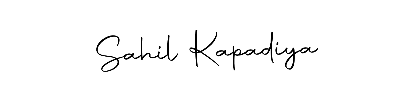 Sahil Kapadiya stylish signature style. Best Handwritten Sign (Autography-DOLnW) for my name. Handwritten Signature Collection Ideas for my name Sahil Kapadiya. Sahil Kapadiya signature style 10 images and pictures png
