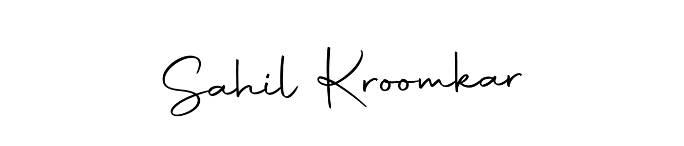 Design your own signature with our free online signature maker. With this signature software, you can create a handwritten (Autography-DOLnW) signature for name Sahil Kroomkar. Sahil Kroomkar signature style 10 images and pictures png