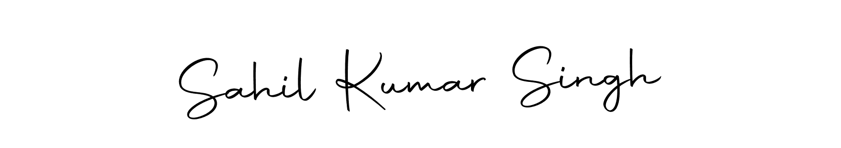 Design your own signature with our free online signature maker. With this signature software, you can create a handwritten (Autography-DOLnW) signature for name Sahil Kumar Singh. Sahil Kumar Singh signature style 10 images and pictures png