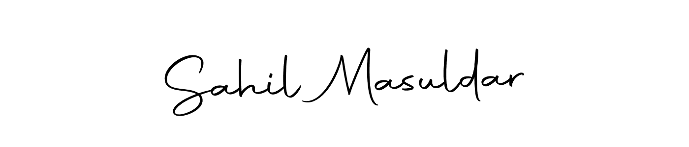 How to make Sahil Masuldar signature? Autography-DOLnW is a professional autograph style. Create handwritten signature for Sahil Masuldar name. Sahil Masuldar signature style 10 images and pictures png