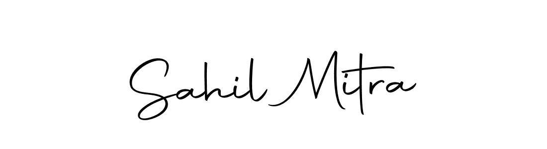 Create a beautiful signature design for name Sahil Mitra. With this signature (Autography-DOLnW) fonts, you can make a handwritten signature for free. Sahil Mitra signature style 10 images and pictures png