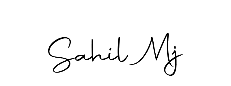 Autography-DOLnW is a professional signature style that is perfect for those who want to add a touch of class to their signature. It is also a great choice for those who want to make their signature more unique. Get Sahil Mj name to fancy signature for free. Sahil Mj signature style 10 images and pictures png