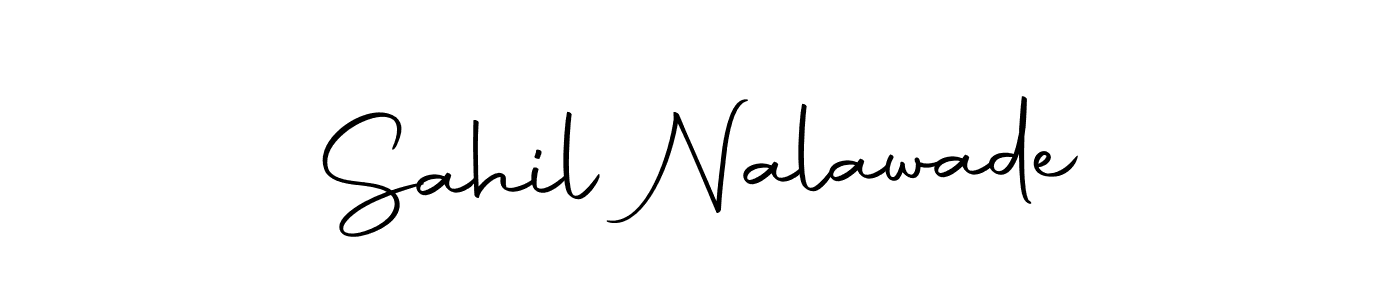 Make a beautiful signature design for name Sahil Nalawade. With this signature (Autography-DOLnW) style, you can create a handwritten signature for free. Sahil Nalawade signature style 10 images and pictures png
