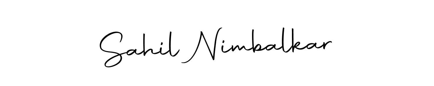 This is the best signature style for the Sahil Nimbalkar name. Also you like these signature font (Autography-DOLnW). Mix name signature. Sahil Nimbalkar signature style 10 images and pictures png