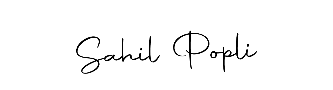 if you are searching for the best signature style for your name Sahil Popli. so please give up your signature search. here we have designed multiple signature styles  using Autography-DOLnW. Sahil Popli signature style 10 images and pictures png