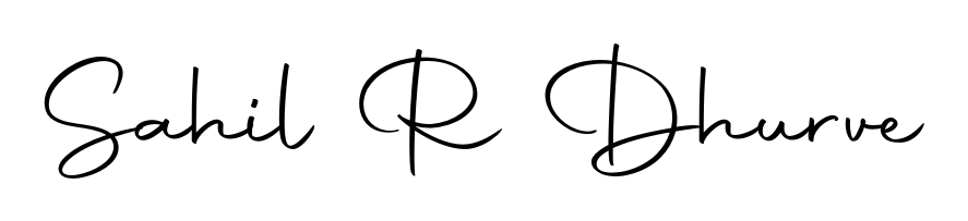 Get inspired by this graceful Autography-DOLnW signature style for name Sahil R Dhurve. Smooth loops and balanced proportions for everyday use. Sahil R Dhurve signature style 10 images and pictures png