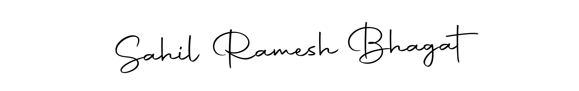 Also we have Sahil Ramesh Bhagat name is the best signature style. Create professional handwritten signature collection using Autography-DOLnW autograph style. Sahil Ramesh Bhagat signature style 10 images and pictures png