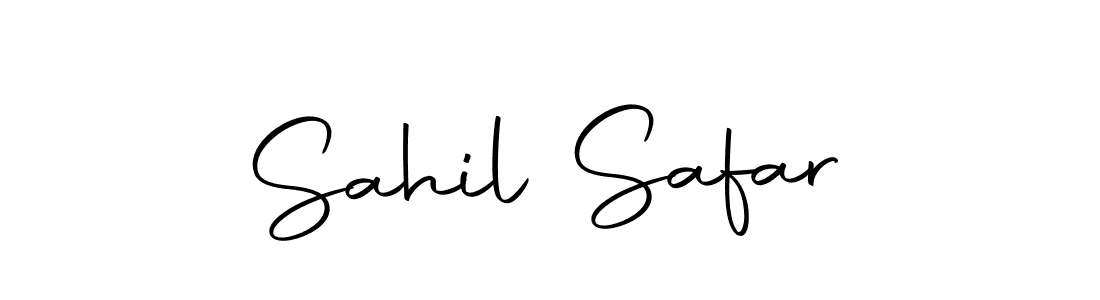 How to make Sahil Safar name signature. Use Autography-DOLnW style for creating short signs online. This is the latest handwritten sign. Sahil Safar signature style 10 images and pictures png