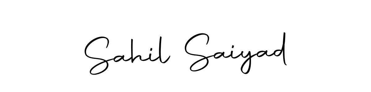 Create a beautiful signature design for name Sahil Saiyad. With this signature (Autography-DOLnW) fonts, you can make a handwritten signature for free. Sahil Saiyad signature style 10 images and pictures png